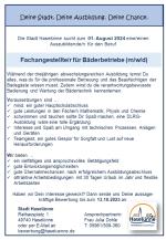 Ausbildung zur/zum Fachangestellte/n für Bäderbetriebe (m/w/d) 
