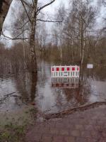 Hochwassersituation in Haselünne - Stand 28.12.2023